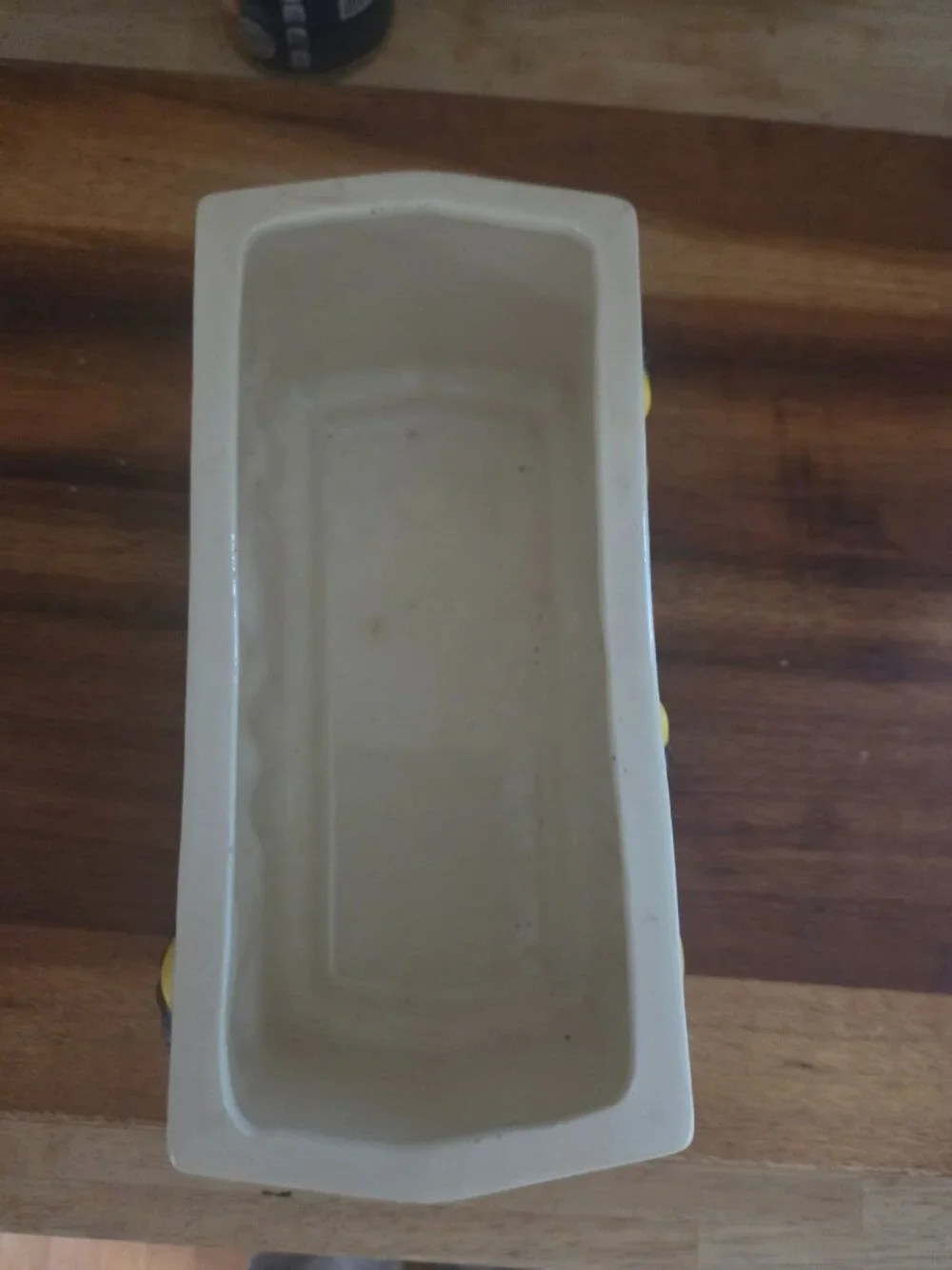 1970s rectangular vintage mushroom 3d planter